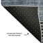 Tapis géométrique de qualité supérieure lavable à la machine Ashington AMF1829-1129277352