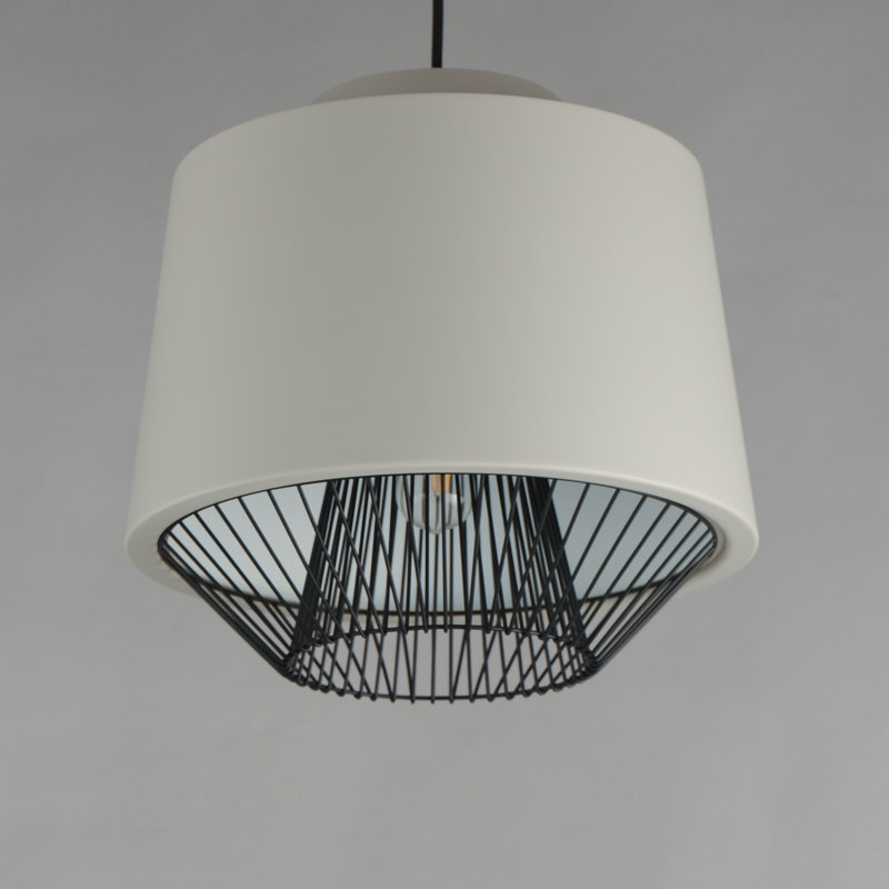 Cici 1 - Light Single Pendant, Gray / Black
