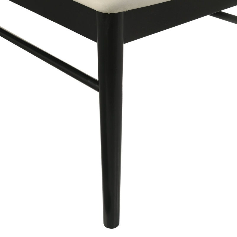Merrimac Dining Chairs, Set Of 2, Walnut, Black