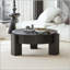 Table basse ronde avec rangement caché et placage de parquet-1385313420