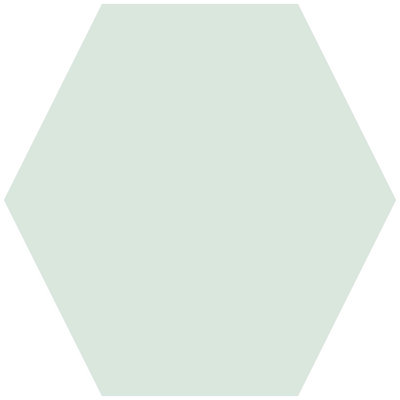 Adhésif décoratif pâle et collant hexagonal clair sauge
