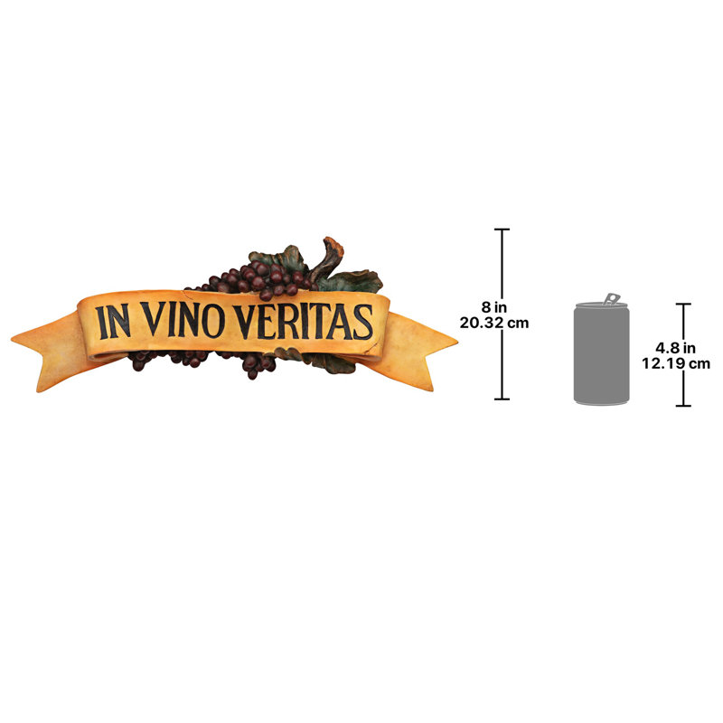 Sculpture murale In Vino Veritas