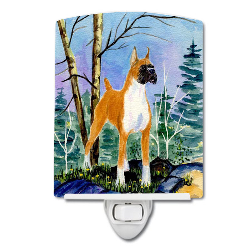 Boxer Ceramic Night Light