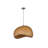1-Light Polyester Pendant Lighting Brown-1691226406