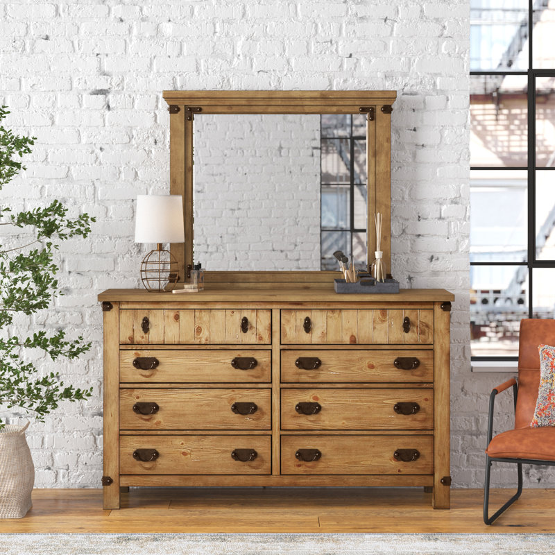 Commode et miroir 2 pièces Cedartown