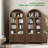 71" Arched Storage Bookcase with Doors-2090868209
