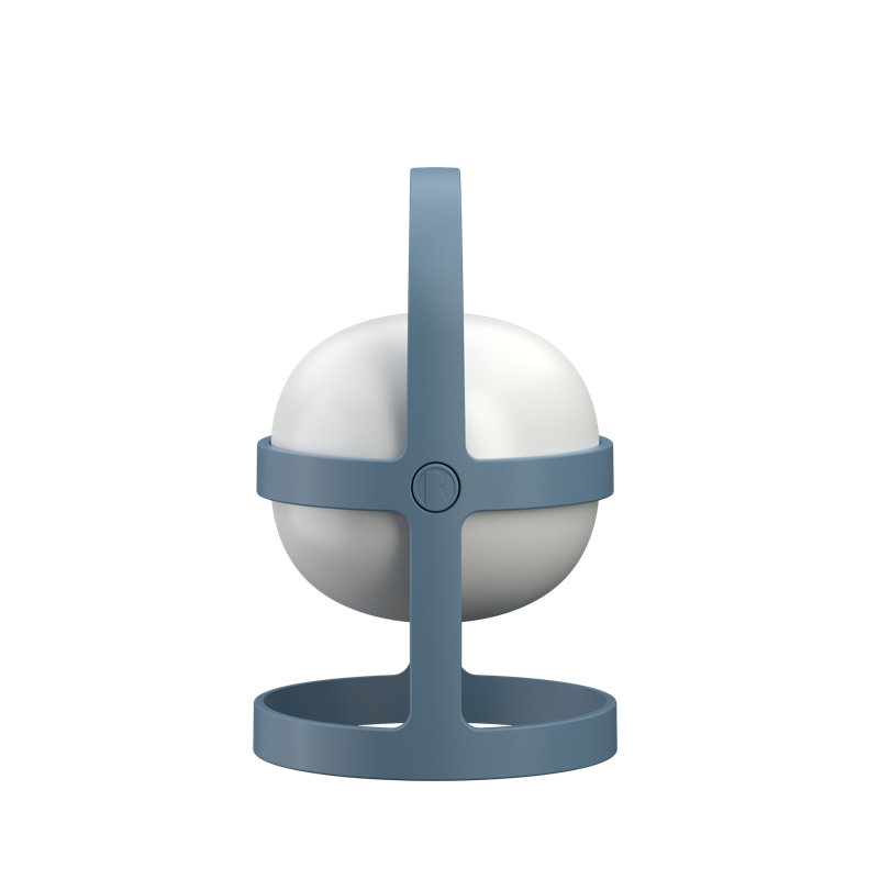 Soft Spot Solar Circular, 9.8" H x 5.9" W x 5.9" D, Sky Blue