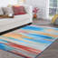 Tapis bleu/beige Trista-1940292767