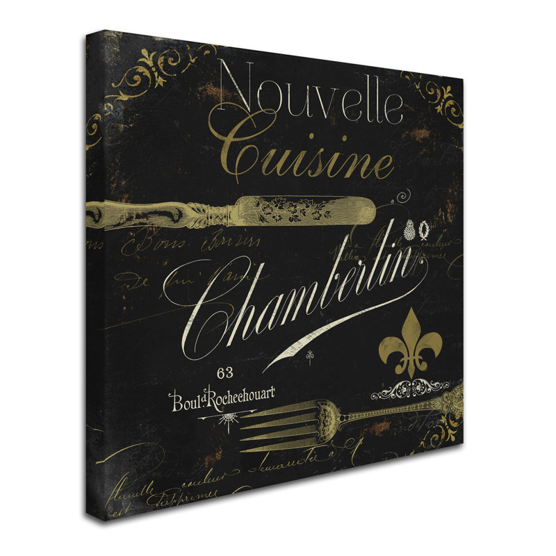 «La Cuisine IV» par Jadaya, affiche vintage sur toile tendue, H 18 po x l 18 po x P 2 po