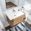 Ensemble de meuble-lavabo mural simple 30 po Sian-86842347