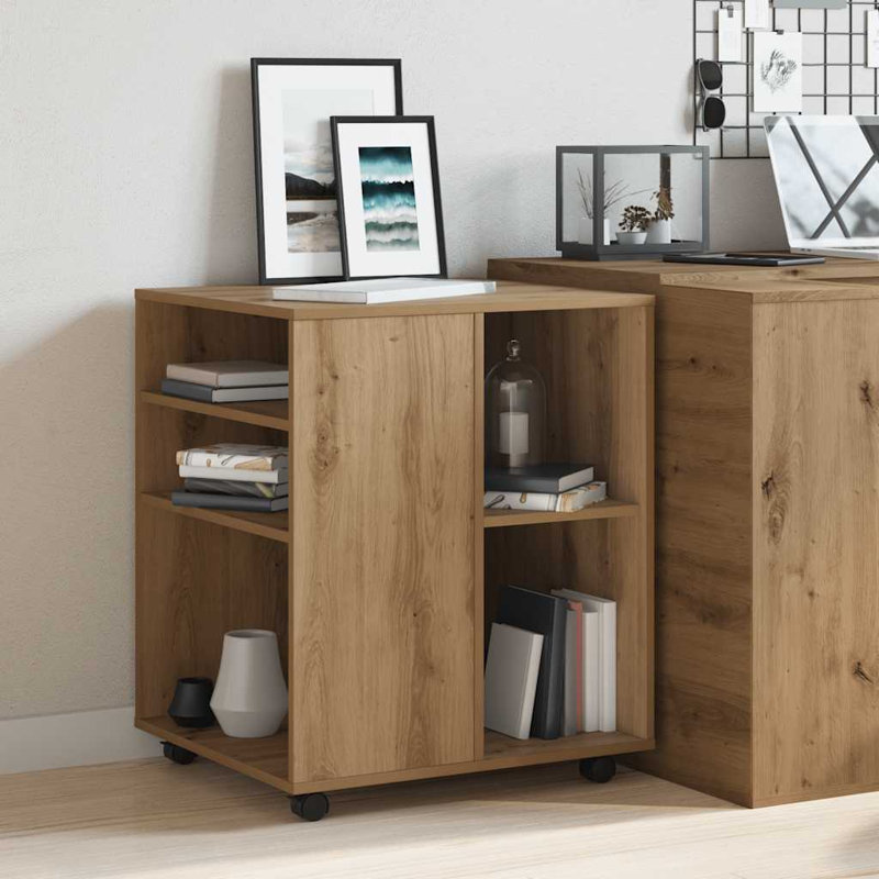 Alarins End Table, Artisan Oak