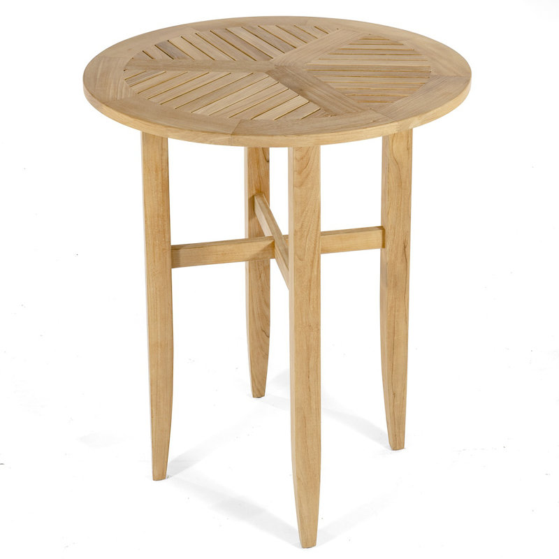 Outdoor Round Teak Bar Table