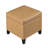 17.5" Faux Leather Ottoman With Storage-1026859791