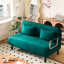 Lit en velours antique à structure métallique pour chaise durable-113463123-113463149