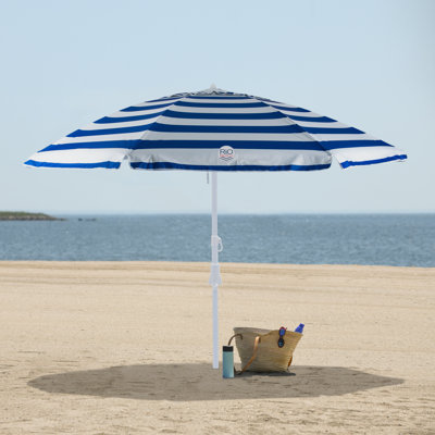 6 ft. Beach Umbrella with Integrated Sand Anchor