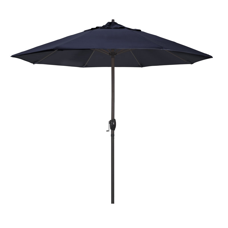 Parasol 9 pi Mira Sunbrella® Mira, Toile bleu marine Sunbrella®