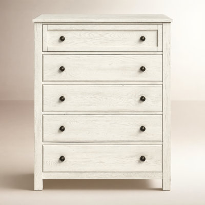 Lewin 43" Oak 5-Drawer Chest