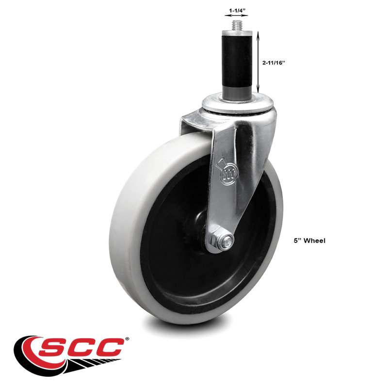 Thermoplastic Rubber Expanding Caster