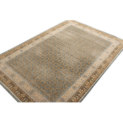 Distressed Homage Hand Knotted Wool Area Rug