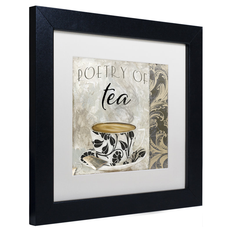 «Art of Tea II» par Jadaya, impression encadrée, H 11 po x l 14 po x P 0,5 po, Blanc