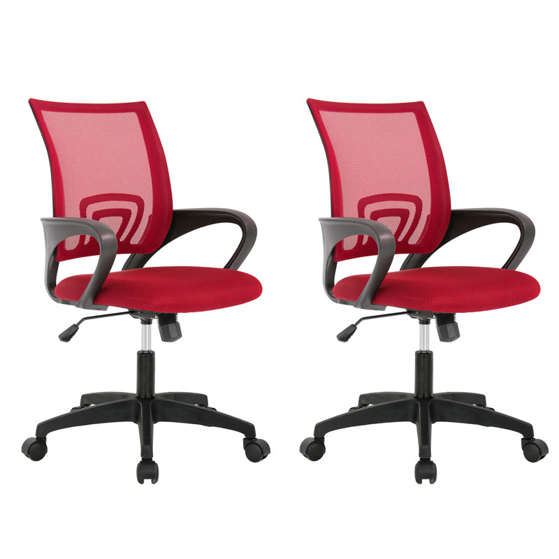 Chaise de travail en filet , Rouge