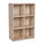 Wooden 3-Tier Bookcase Book Shelf Display Storage Shelf With 6 Compartments White-1249902281