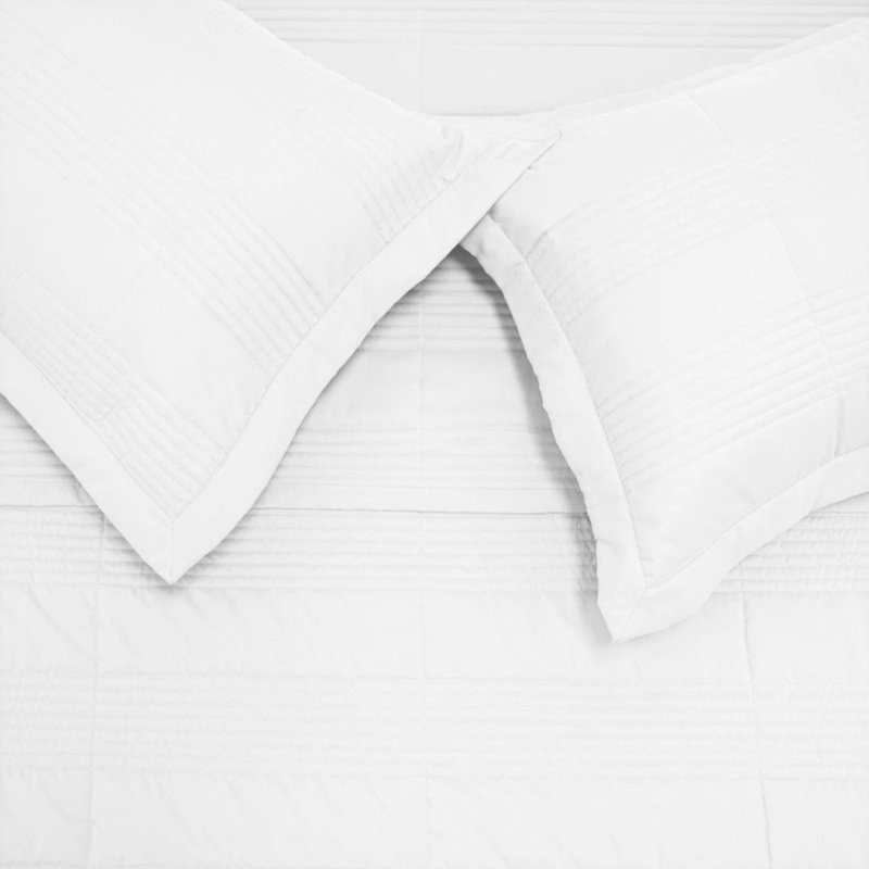 Couverture matelassée Basics Amelia, Couvre-lit très grand, Sauge