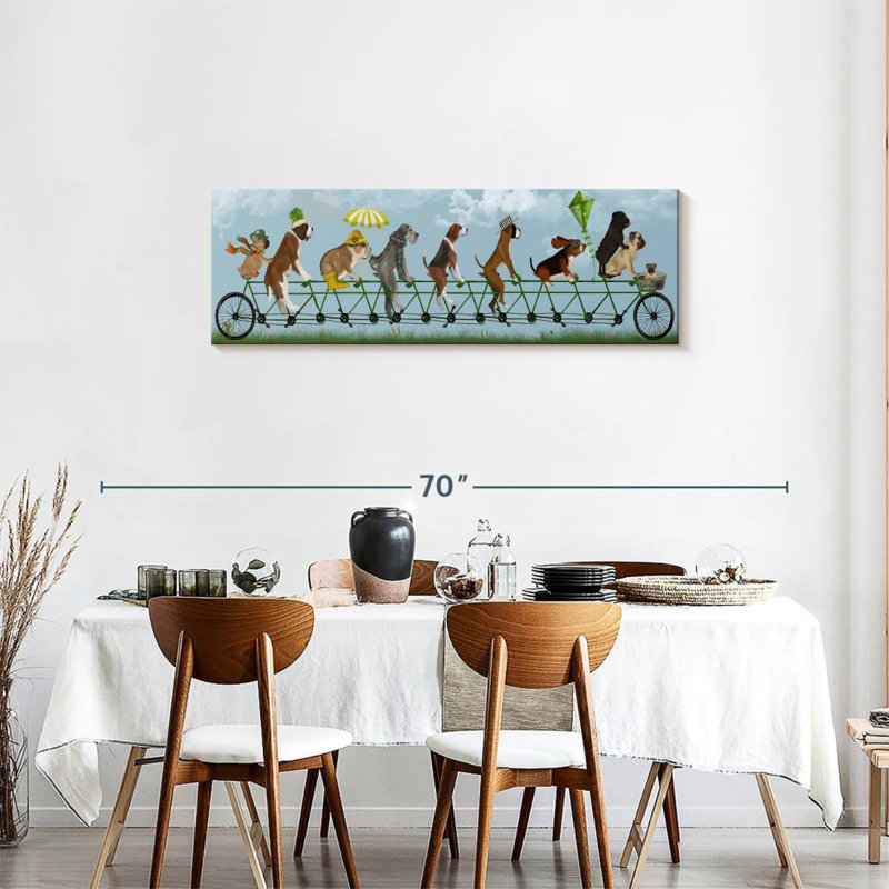 Impression sur toile sur toile Tandem, H 17 po x l 51 po