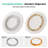 Round White Sintered Stone Lazy Susan Turntable-1514180069