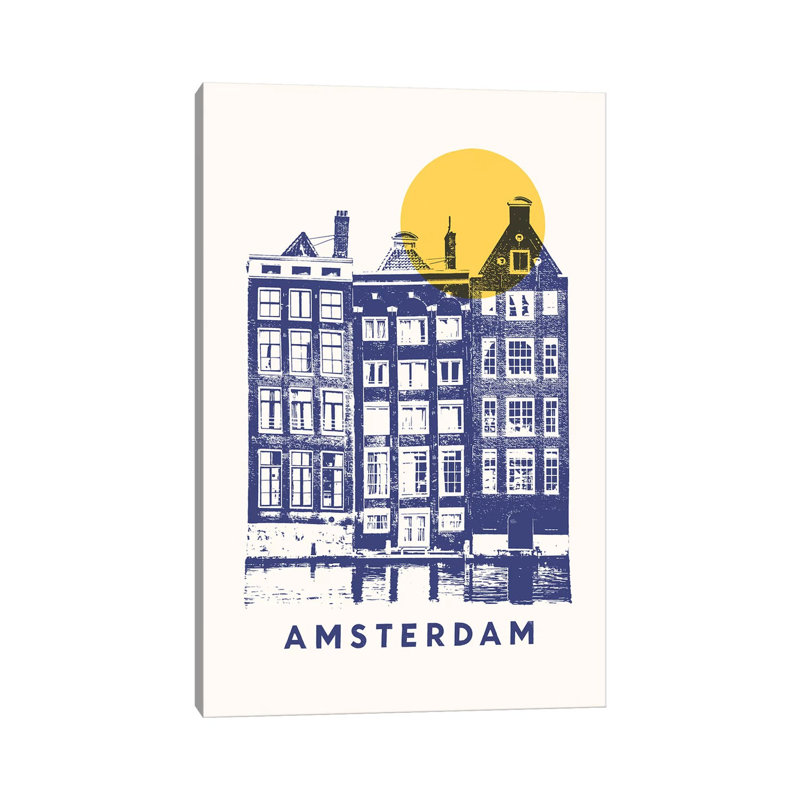 Amsterdam, H 40 po x l 26 po x P 1,5 po