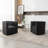 Occie Velvet Swivel Barrel Chair-164223574