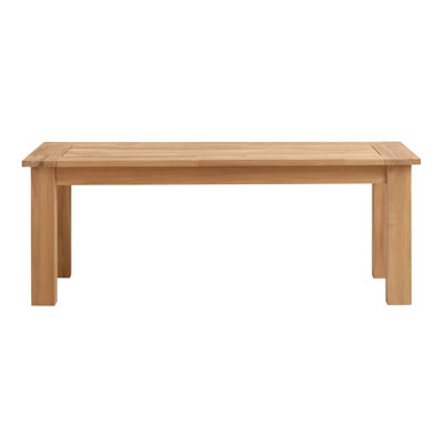 Carenen Outdoor Solid Teak Wood Coffee Table by Linon