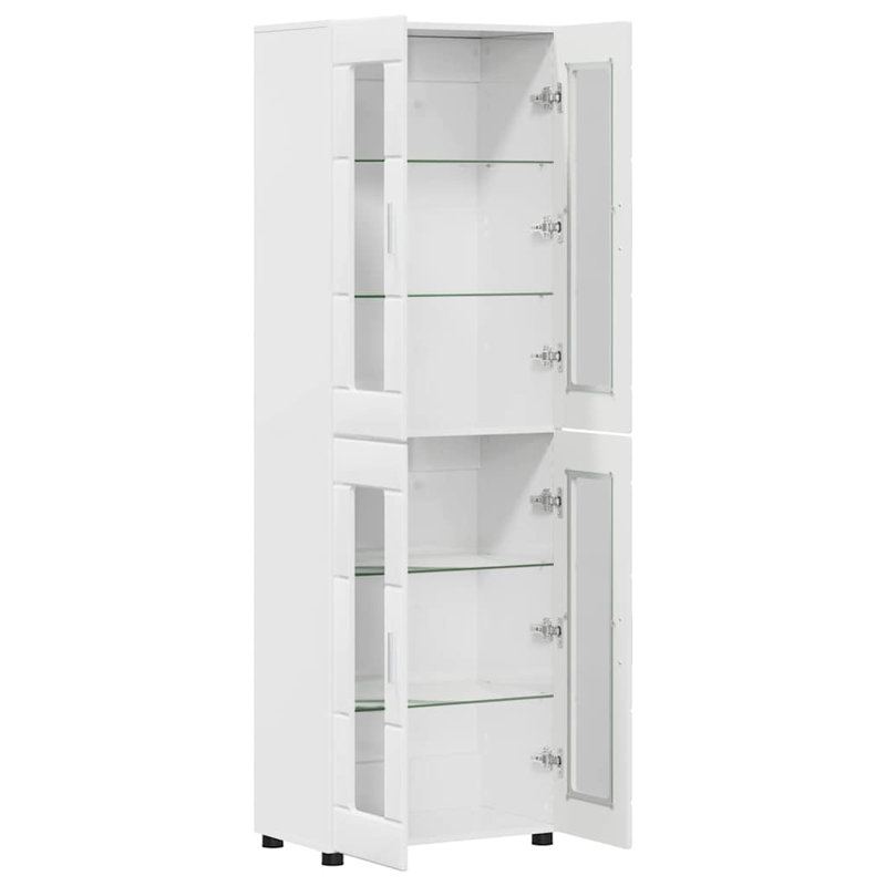 Tamoor Highboard Accent Chest, High Gloss White