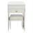 Vanity Table With Mirror And Stool-114337647