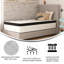 Matelas en mousse de polyuréthane Callista Taylor & Logan 12-88697166