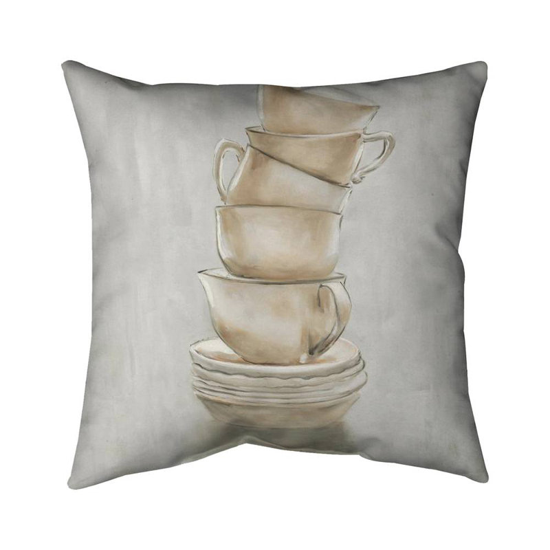 Coffee Mugs - Contemporary Gastronomy Poly Twill Throw Decor