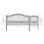 Barrière de portail simple en acier 6 pi. H London-24565894