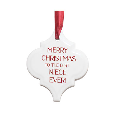 ORNAMENT-MERRY CHRISTMAS/BEST NIECE