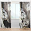 Panneau de rideau simple semi-diaphane avec passe-tringle Painted Arcs II-202820461