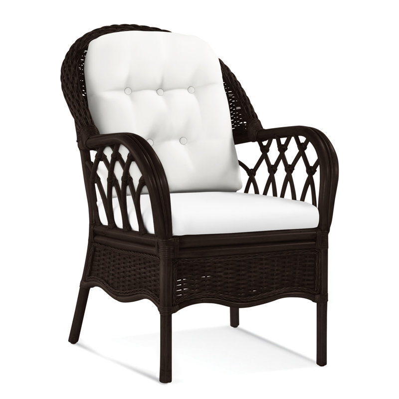 Chaise avec accoudoirs rembourrée Everglade, Java, Ivoire Elite; 0321-91