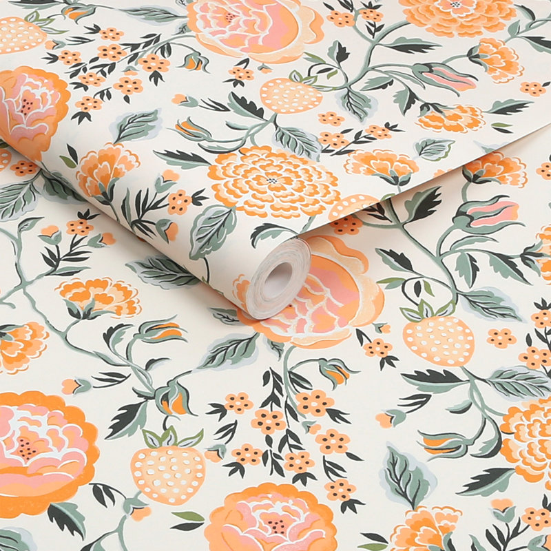 Cath Kidston Strawberry Garden Yellow Wallpaper