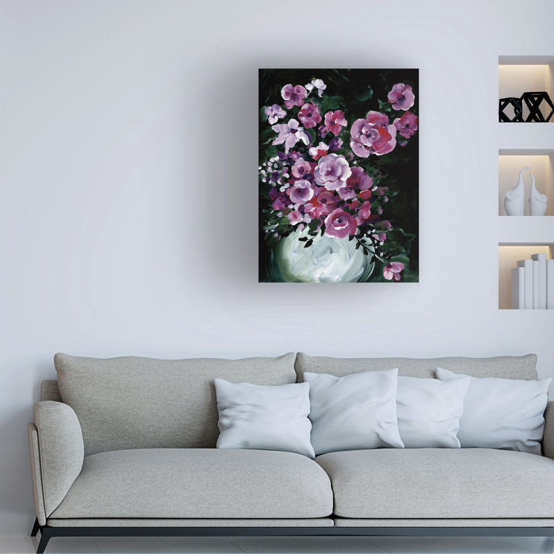 Œuvre d'art sur toile «bol bol», H 19 po x l 14 po