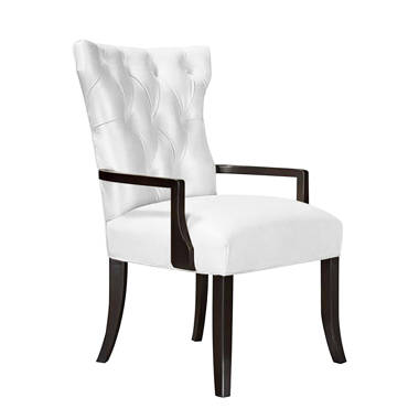 Mapleton Upholstered King Louis Back Arm Chair Fairfield Chair Body Fabric:  8789 Sage, Leg Color: Tobacco - Yahoo Shopping