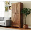 Armoire de cuisine, armoire avec tablettes réglables