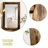 Rectangle Solid Wood Full Length Mirror-2128063380