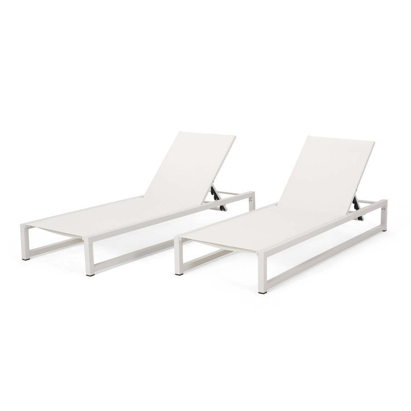 Venice Chaise Lounge, White