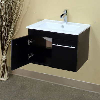Ensemble de meuble-lavabo mural simple 25 po Loews