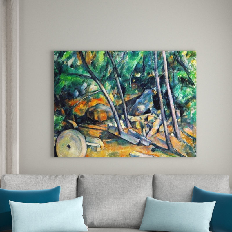 Paul Cezanne - Wrapped Canvas Painting, 90cm H x 120cm W x 1.8cm D