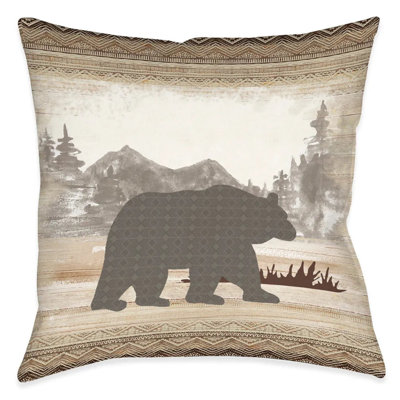 Coussin en polyester Mountain View