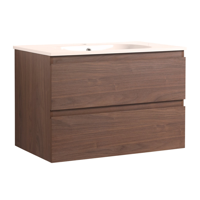 Meuble-lavabo 30 po avec comptoir en gel, tiroir